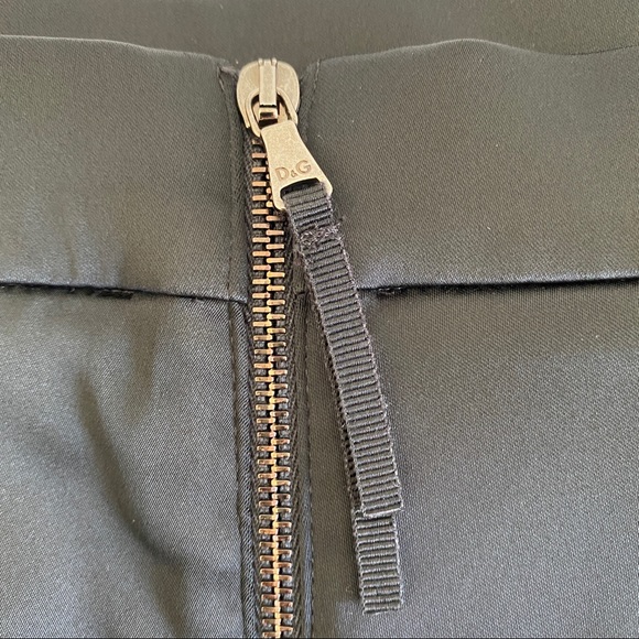 Dolce & Gabbana black satin pencil skirt - Picture 8 of 9